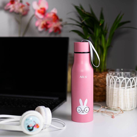 Kubek Termiczny Termos Turystyczny Stalowy Butelka Na Kawę Herbatę 500 ml