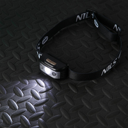 Ładowana Lampka Czołówka Na Głowę Bezdotykowe Sterowanie 180 LM NILS CAMP