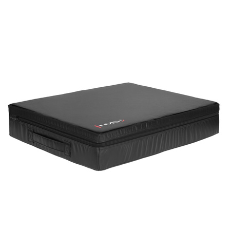 Maty Amortyzujące Piankowe Pod Sztangę Sprzęt 2x 76 × 60 × 15 cm Czarne HMS