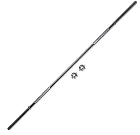 HMS Gryf Prosty Gwintowany 165 cm Do Ćwiczeń + Zaciski