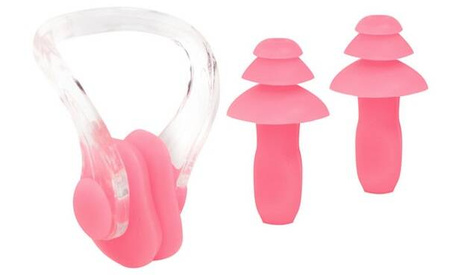 Czepek Pływacki Kąpielowy Na Basen + Okularki ANTI-FOG + Zatyczki Dla Dziecka