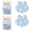 Balony Klasyczne Pastelowe Błękitne Lateksowe Na Urodziny GEMAR 12" 200szt.