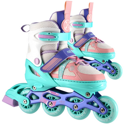 Rolki Regulowane Łyżworolki Rekreacyjne Kauczukowe Kółka Dziecięce NILS