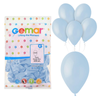 Balony Klasyczne Pastelowe Błękitne Lateksowe Na Urodziny GEMAR 12" 200szt.