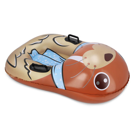 SPOKEY Ślizgacz Śnieżny Dmuchany Z Uchwytami Sanki Ślizg