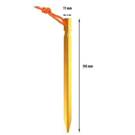 NILS Zestaw Śledzi I Naciągów Do Stabilizacji Kotwiczenia Namiotu Hamaku Plandeki