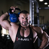 Kettlebell Hantla Żeliwna Pokryta Winylem Do Ćwiczeń Treningu Siłowego 24kg