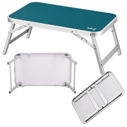 Stół Ogrodowy Plażowy Składany Turystyczny Niski Na Taras Niebieski NILS