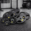Talerz Olimpijski Ogumowany Żeliwny Obciążenie Na Gryf Sztangę HMS 10 kg
