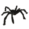 Pająk Włochaty Duży 60 cm Dekoracja Ozdoba Na Halloween Czarny Straszny 