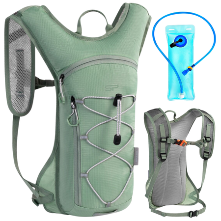 Plecak Rowerowy Turystyczny Górski Trekkingowy 5 L + Bukłak 1.5 L SPOKEY