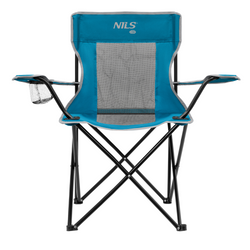 Krzesło Turystyczne Składane Kempingowe Plażowe Ogrodowe + Pokrowiec NILS