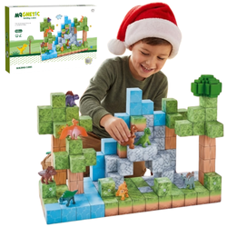 Klocki Magnetyczne Konstrukcyjne Zestaw 142 Elementy Edukacyjne Dla Dzieci