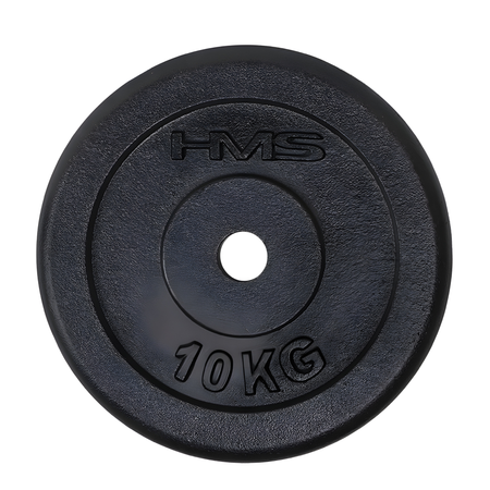 Obciążenie Żeliwne Talerz Na Gryf Sztangę Do Treningu Siłowego HMS 10 kg