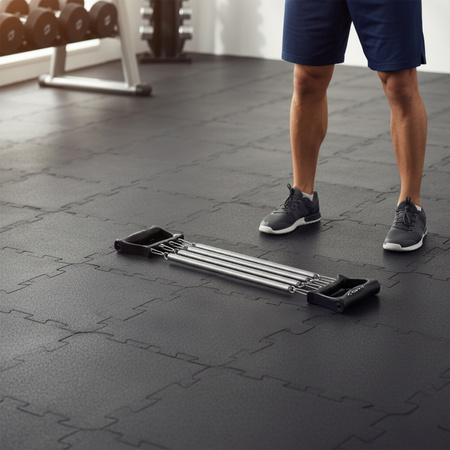 Ekspander Metalowy Klasyczny Do Ćwiczeń Fitness Rozciągania Regulowany HMS