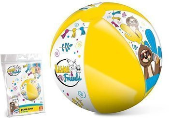 MONDO Piłka Plażowa Dla Dzieci Lama i Przyjaciele