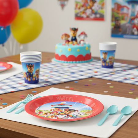 Talerzyk Plastikowy Ozdobny Na Przyjęcie 21 cm Psi Patrol 1 szt. PROCOS