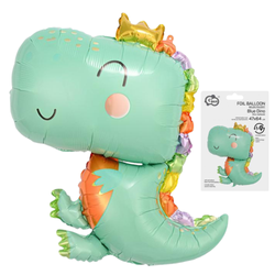 Balon Foliowy Dinozaur Na Imprezę Przyjęcie Urodziny Dla Dziecka 47x64 cm