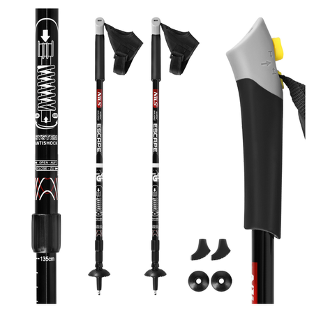 Kije Kijki Teleskopowe Nordic Walking Regulowane NILS