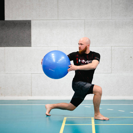 HMS Piłka Gimnastyczna Rehabilitacyjna Do Ćwiczeń Fitness 55 cm