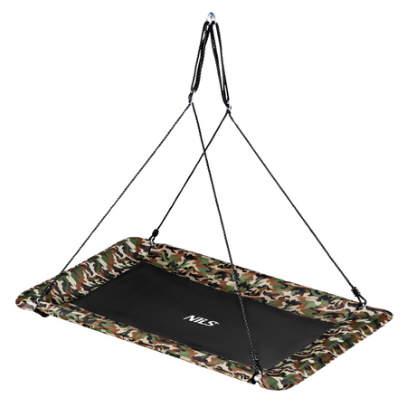 Huśtawka Ogrodowa Bocianie Gniazdo Duże 150x80 cm Fotel Wiszący Do Ogrodu	