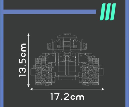 Klocki Konstrukcyjne Robot 5w1 903 Elementy MOULD KING