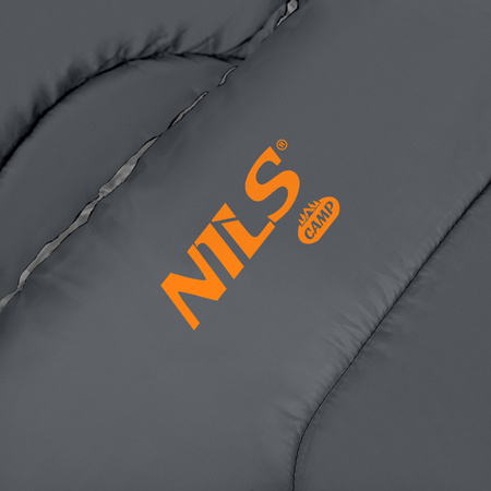 NILS Śpiwór Turystyczny Mumia Ciepły Z Kapturem 215x75 cm