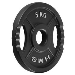 Talerz Olimpijski Obciążenie Na Gryf Sztangę Do Ćwiczeń Treningu HMS 5 kg