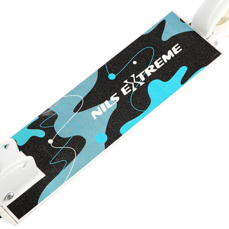 Hulajnoga Miejska Klasyczna Składana Dla Dzieci Regulowana Koła LED 120 mm