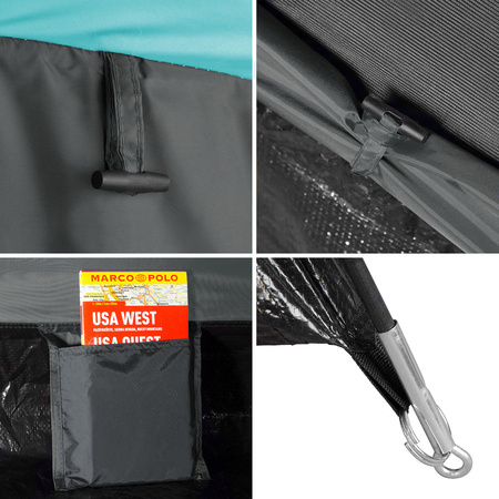 Namiot Turystyczny Kempingowy 2 osobowy Wodoodporny + Pokrowiec Nils Camp