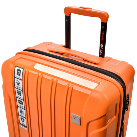 Swissbags+ Zestaw 3 Walizek Na Kółkach Kabinowa Średnia Duża