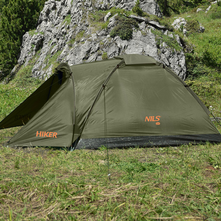 Namiot Turystyczny Kempingowy 2 osobowy Wodoodporny + Pokrowiec Nils Camp