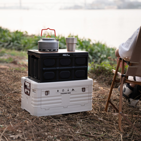 Skrzynia Pojemnik Pudełko Do Przechowywania Transportowa Kempingowa 2w1