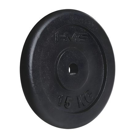 Obciążenie Żeliwne Talerz Na Gryf Sztangę Do Treningu Siłowego HMS 15 kg