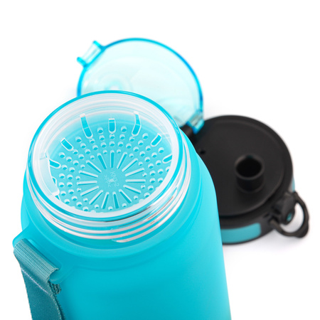 Butelka Sportowa Bidon Na Wodę Z Miarką Tritanowa Z Ustnikiem 800 ml METEOR