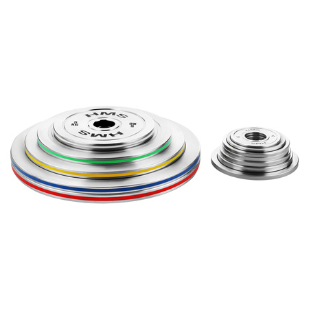 Talerz Obciążenie Olimpijskie Na Gryf Sztangę Chromowana Stal HMS 2 kg