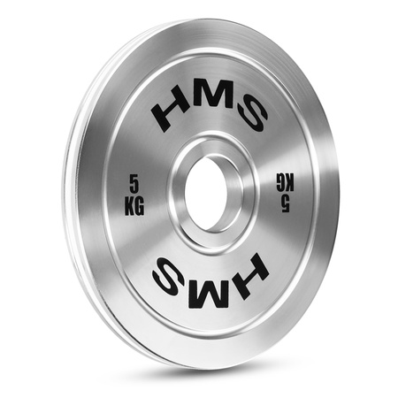 Talerz Obciążenie Olimpijskie Na Gryf Sztangę Chromowana Stal HMS 2x5 kg