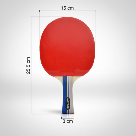 Zestaw 2 Rakietki + 6 Piłeczek Do Ping Ponga Tenisa Stołowego