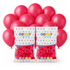 Balony Klasyczne Pastelowe Czerwone Lateksowe Na Przyjęcie 10" 200 szt.