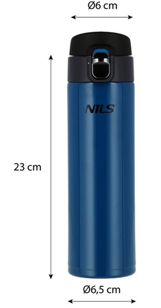 Kubek Termiczny Termos Turystyczny Stalowy Butelka Na Kawę Herbatę 500 ml
