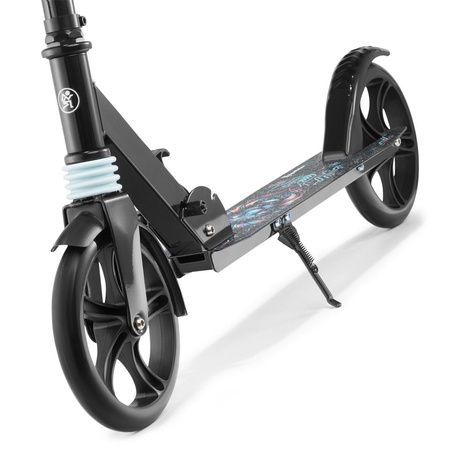 Hulajnoga Miejska Klasyczna Składana Regulowana Wysokość Koła 200 mm Cyfrowy Lew HYPERMOTION