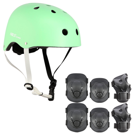 Kask Na Rolki Rower Hulajnogę Regulowany Dla Dzieci Orzeszek + Ochraniacze