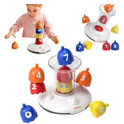 Zabawka Edukacyjna Piramidki Kubki Do Układania Z Cyferkami TOP BRIGHT