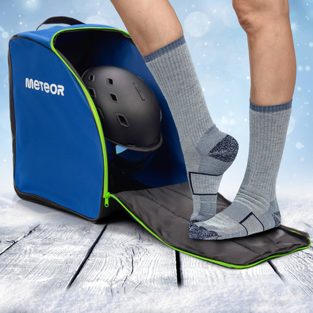 Torba Narciarska Na Buty Kask Rękawiczki Wodoodporna Z Szelkami METEOR