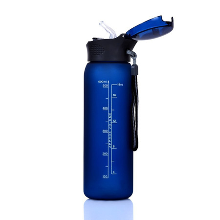 CASNO Butelka Sportowa Bidon Tritanowy Na Wodę 600 ml