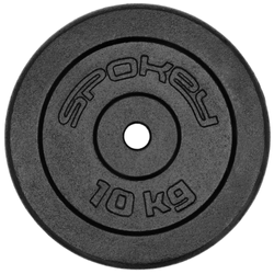 Talerz Obciążenie Żeliwne Na Sztangę 10 kg SPOKEY