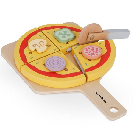 MAMABRUM Drewniany Zestaw Do Pieczenia Pizzy Dla Dzieci
