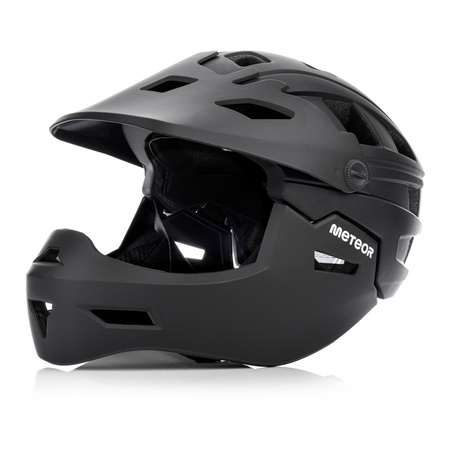 Kask Rowerowy Regulowany Na Hulajnogę Full Face Szczękowy Odpinany METEOR