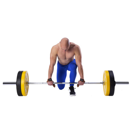 Paski Uchwyty Treningowe Do Ćwiczeń Martwego Ciągu Skórzane 2 szt. HMS