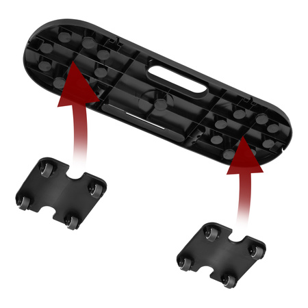 Wielofunkcyjna Deska Do Ćwiczeń Mięśni Brzucha i Pompek Z Linkami 3w1 HMS